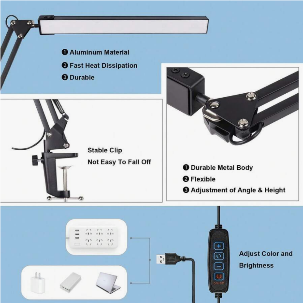 LED-bureaulamp voor thuis, lez - Home Office Desk recensie en prijs