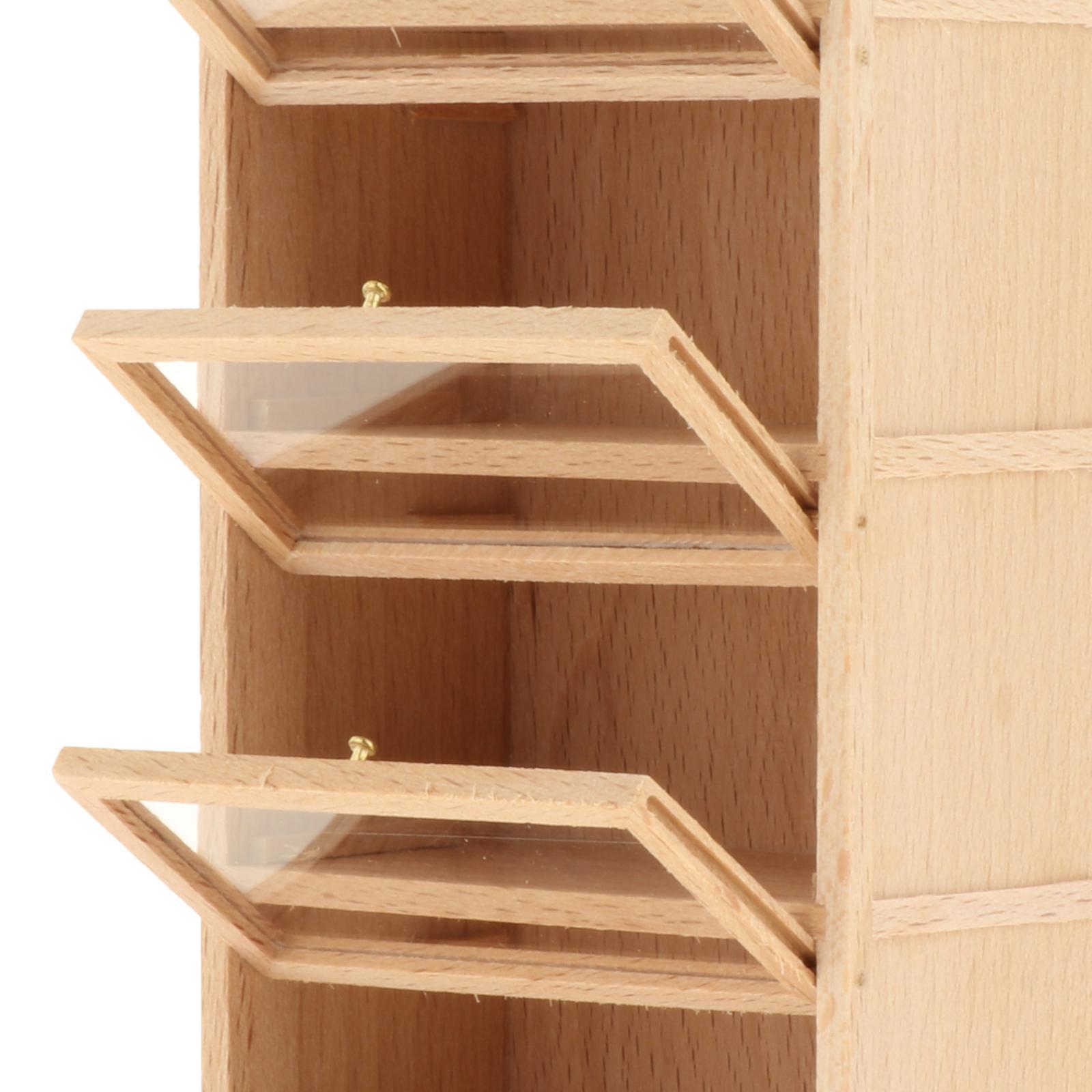1:12 poppenhuis houten boekenk - Bookcase Wood Shelf recensie en prijs