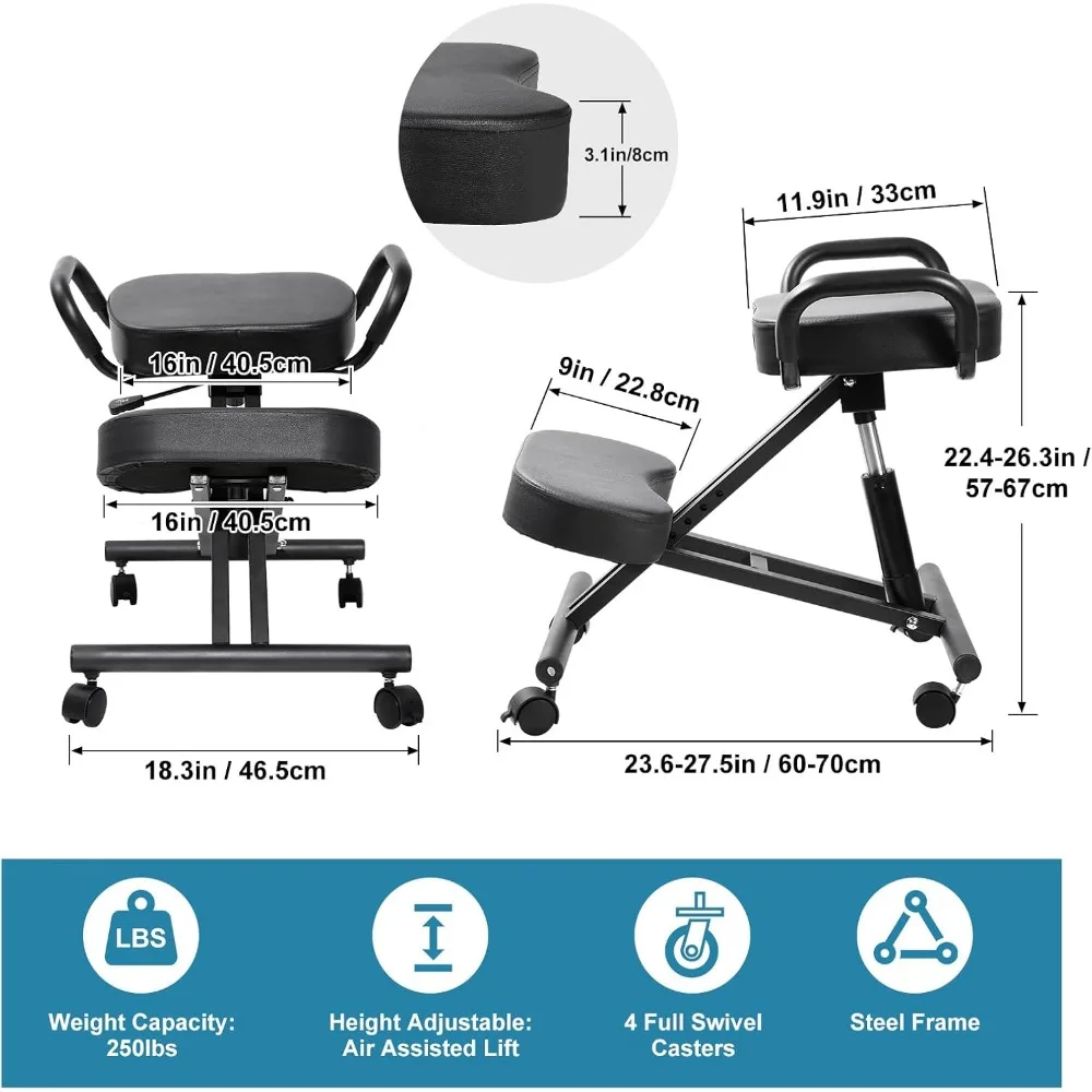 Ergonomische knielstoel voor h - Ergonomic Office Chair recensie en prijs