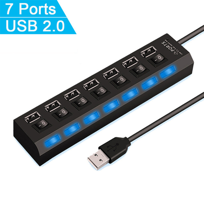 7-poorts USB 2.0 hubsplitter v - Home Or Office Use recensie en prijs