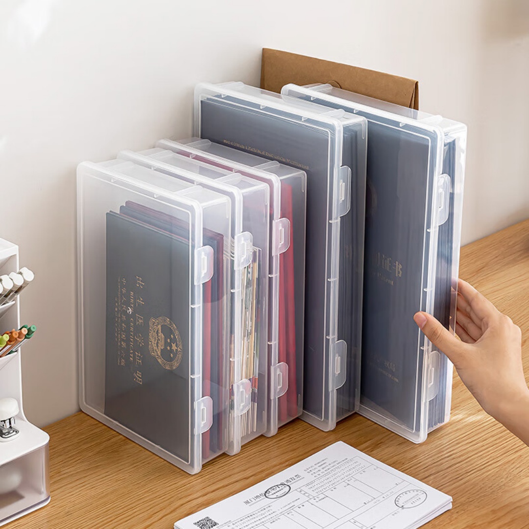 Stapelbare doorzichtige A4-doc - File Cabinet Drawer recensie en prijs