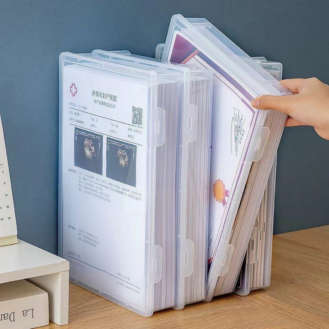 Stapelbare doorzichtige A4-doc - File Cabinet Drawer recensie en prijs