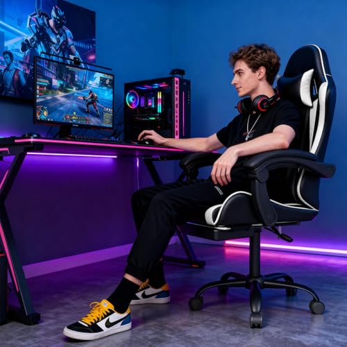 Gamingstoel met hoofdsteun en  - Ergonomic Office Chair recensie en prijs