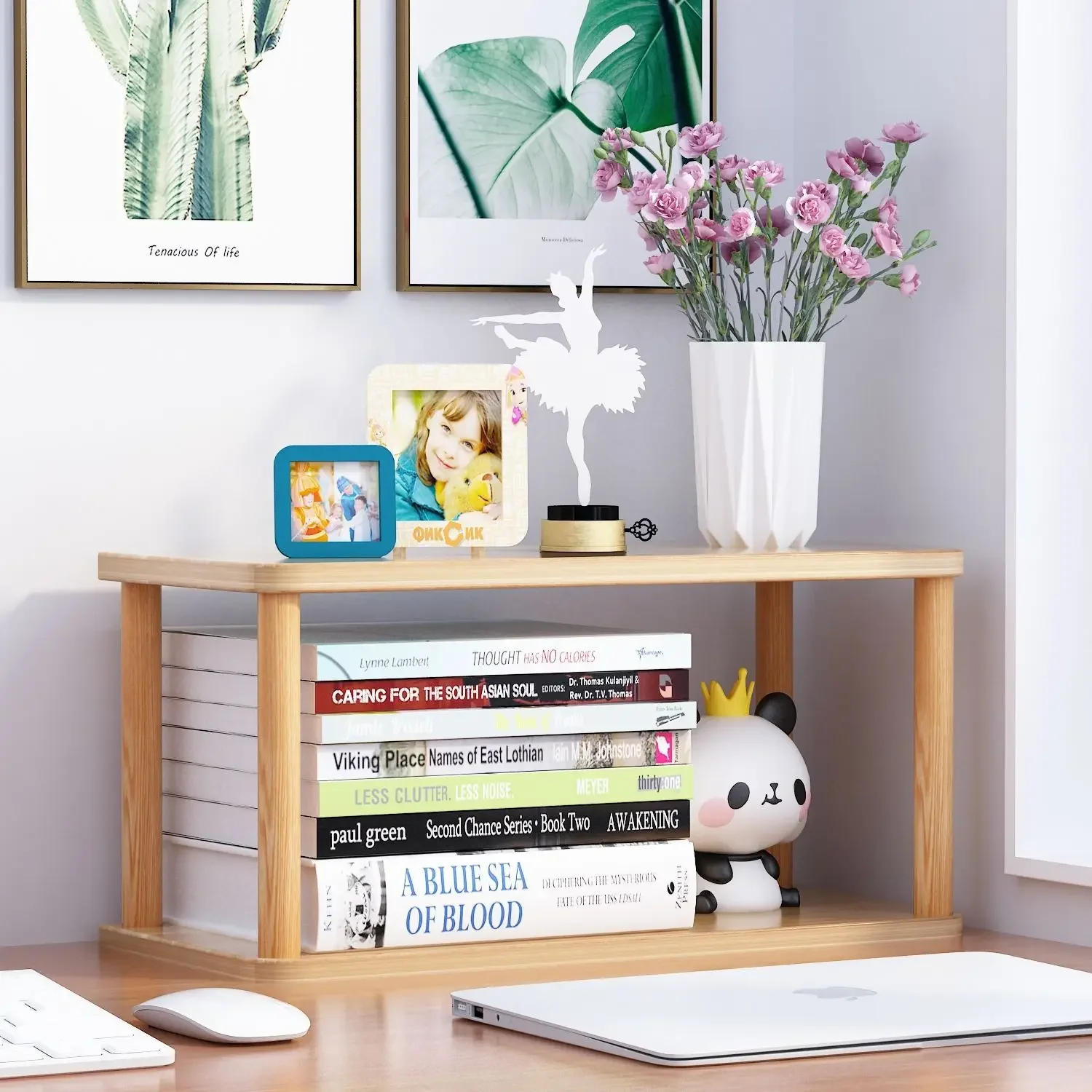 Boekenkast Houten Plank Deskto - Bookcase Wood Shelf recensie en prijs